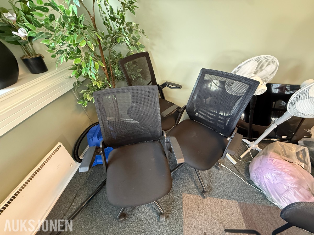 3 stk. JYSK kontorstoler