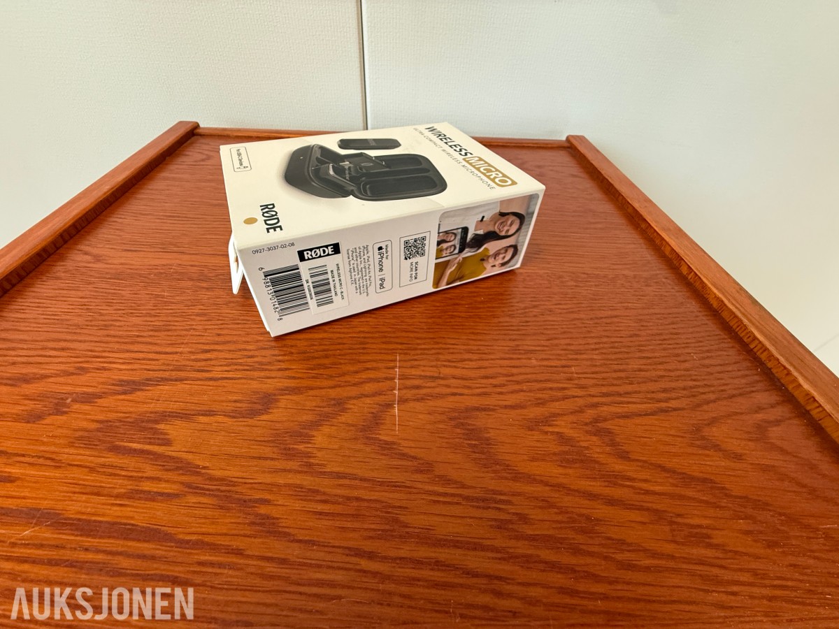 Auksjonstekst – RØDE Wireless Micro trådløst mikrofonsystem USB-C