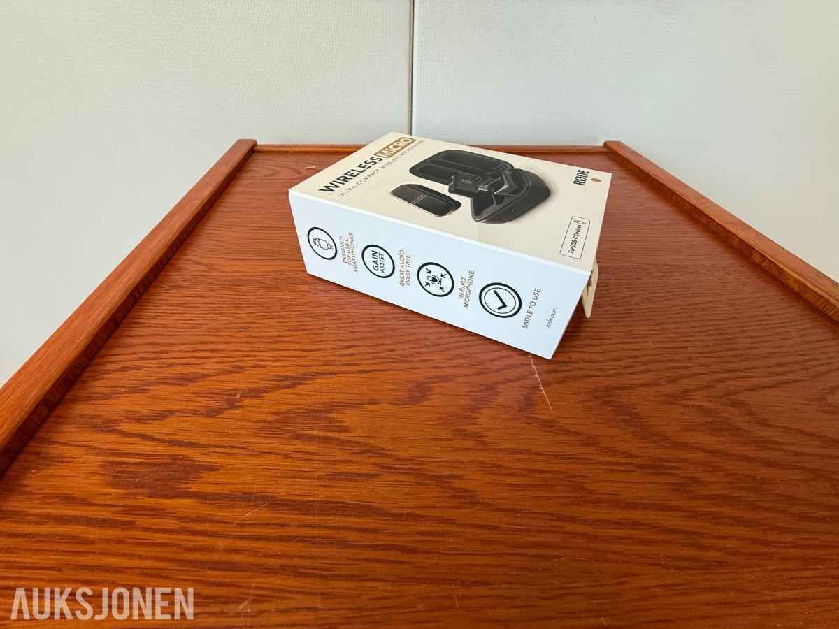 Auksjonstekst – RØDE Wireless Micro trådløst mikrofonsystem USB-C