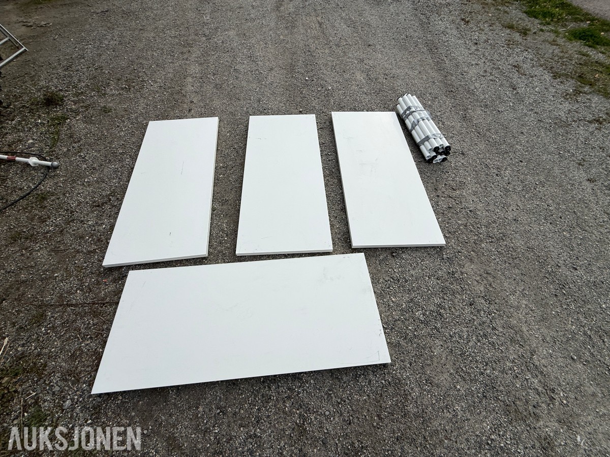 IKEA LAGKAPTEN bordplater med ben
