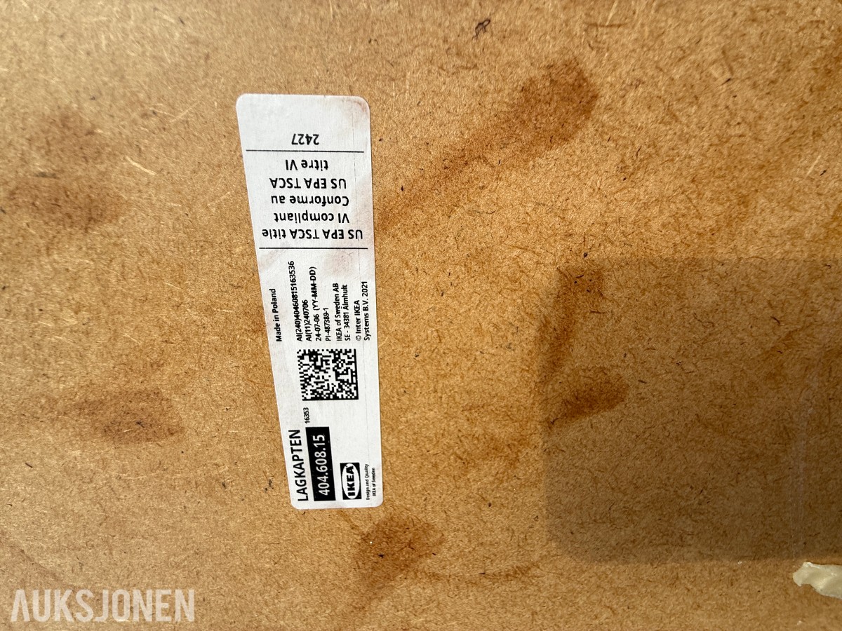 IKEA LAGKAPTEN bordplater med ben