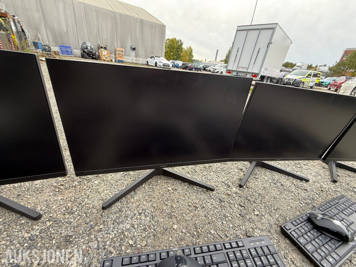 Parti med Samsung skjermer, Acer mini-PC-er og kontorutstyr