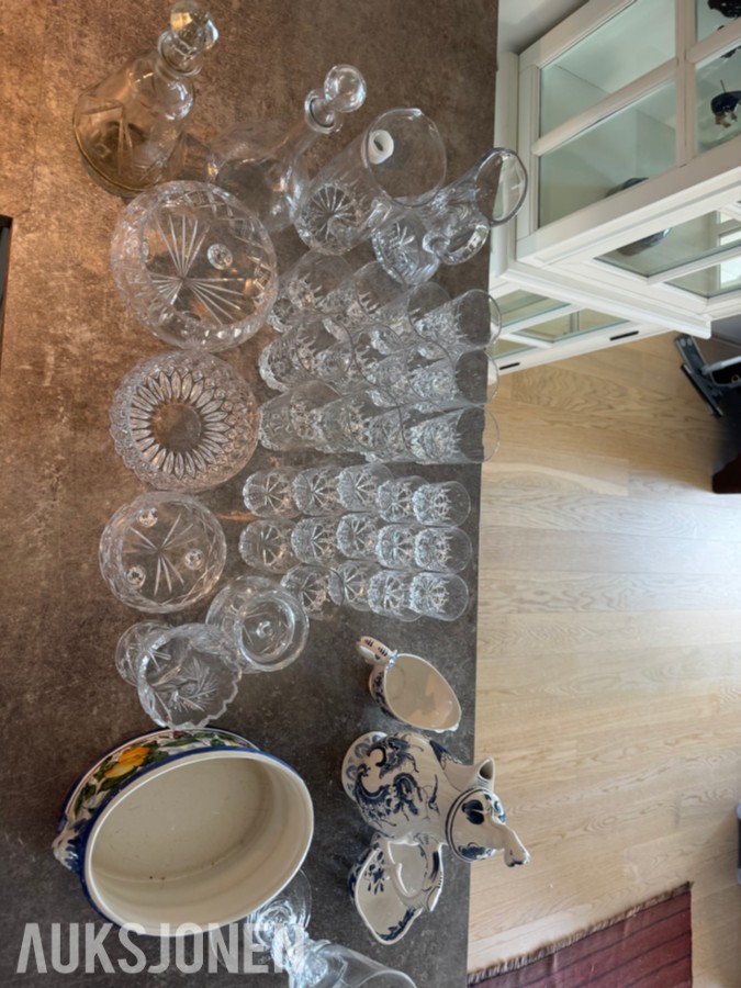 DIVERSE GLASS/KRYSTALLGLASS/PORSELEN