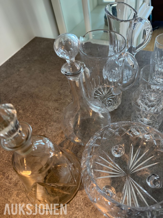 DIVERSE GLASS/KRYSTALLGLASS/PORSELEN