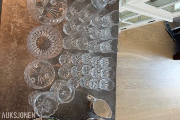DIVERSE GLASS/KRYSTALLGLASS/PORSELEN