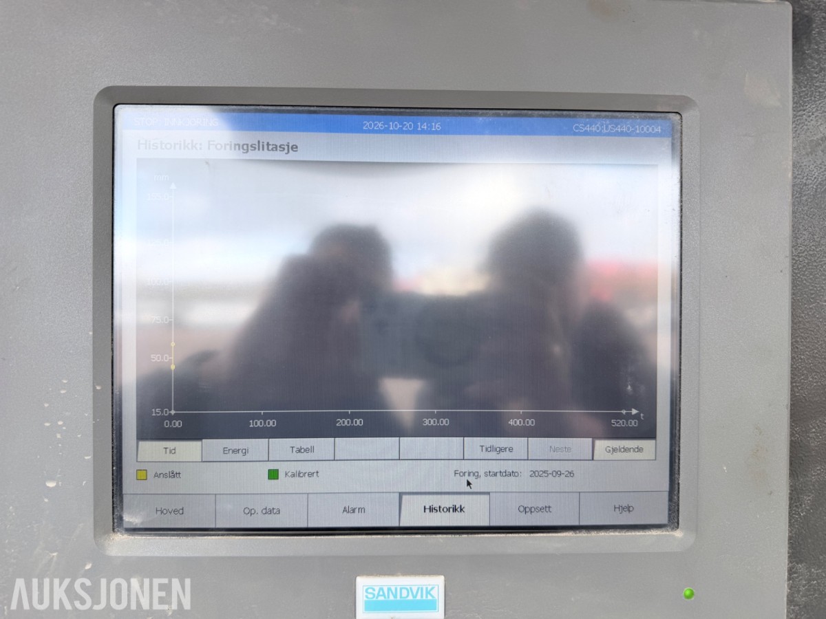 2019 Sandvik US440i mobil Spindelknuser – 1065 timer – radiostyring