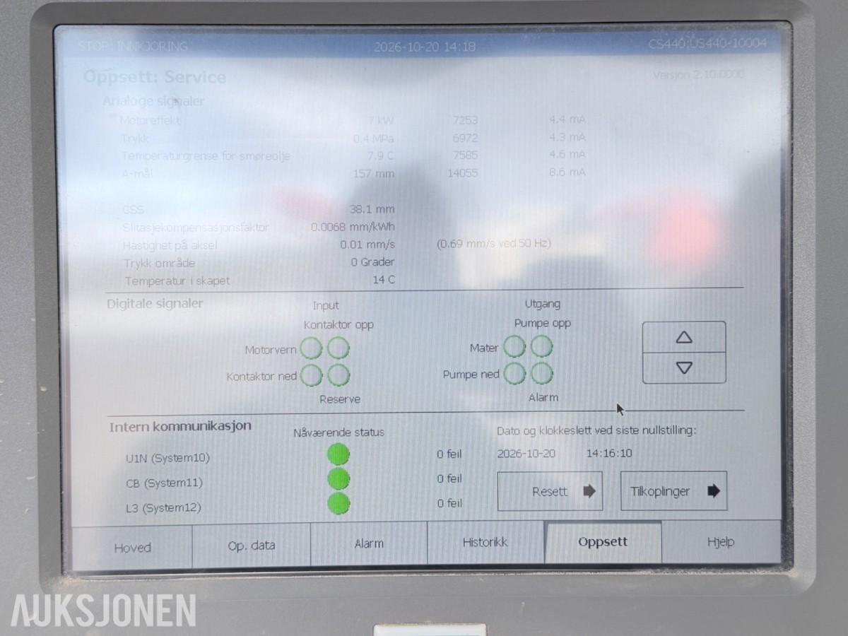 2019 Sandvik US440i mobil Spindelknuser – 1065 timer – radiostyring
