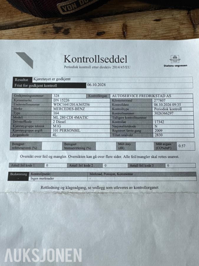 2009 Mercedes-Benz ML 280 CDI 3.0 190HK 4MATIC AUTOMAT, CRUISEKONTROLL, KUPEVARMER