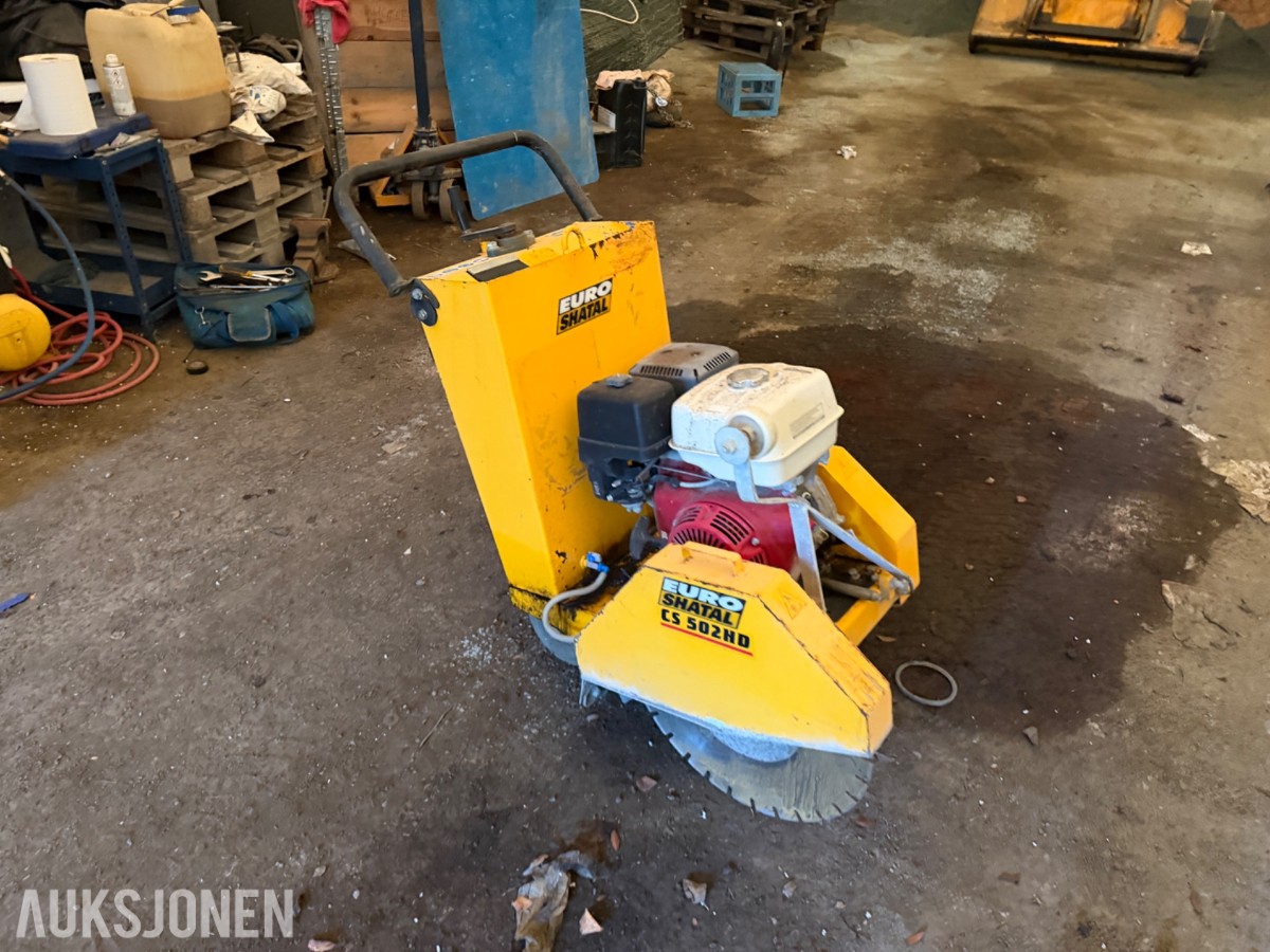 Euro Shatal CS502HD gulvsag / asfaltsag – bensin – med ekstra sagblad