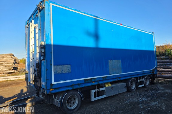 2017 Lipe PV KP-HS-HP flishenger-kjedetømming-hydraulisk tak- sideåpning-utrekkbart dreg for 60 tonn
