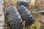 4 stk. Michelin hjullasterdekk på felg – 405/70 R2