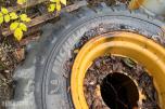 4 stk. Michelin hjullasterdekk på felg – 405/70 R2