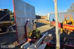2013 Komplett tømmerpåbygg med HIAB kran på krokramme