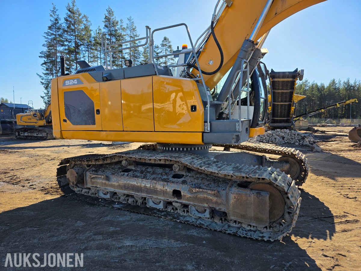 2020 Liebherr 924 beltegraver-sentralsmøring-leica gps-R8rototilt-nylig tatt service