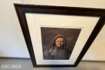 Odd Nerdrum – «Selvportrett som polfarer» – signert serigrafi