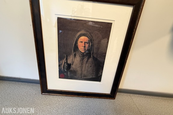 Odd Nerdrum – «Selvportrett som polfarer» – signert serigrafi