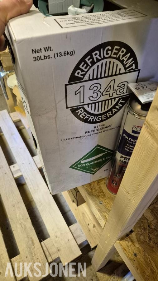 F gass R134a kjølemedium