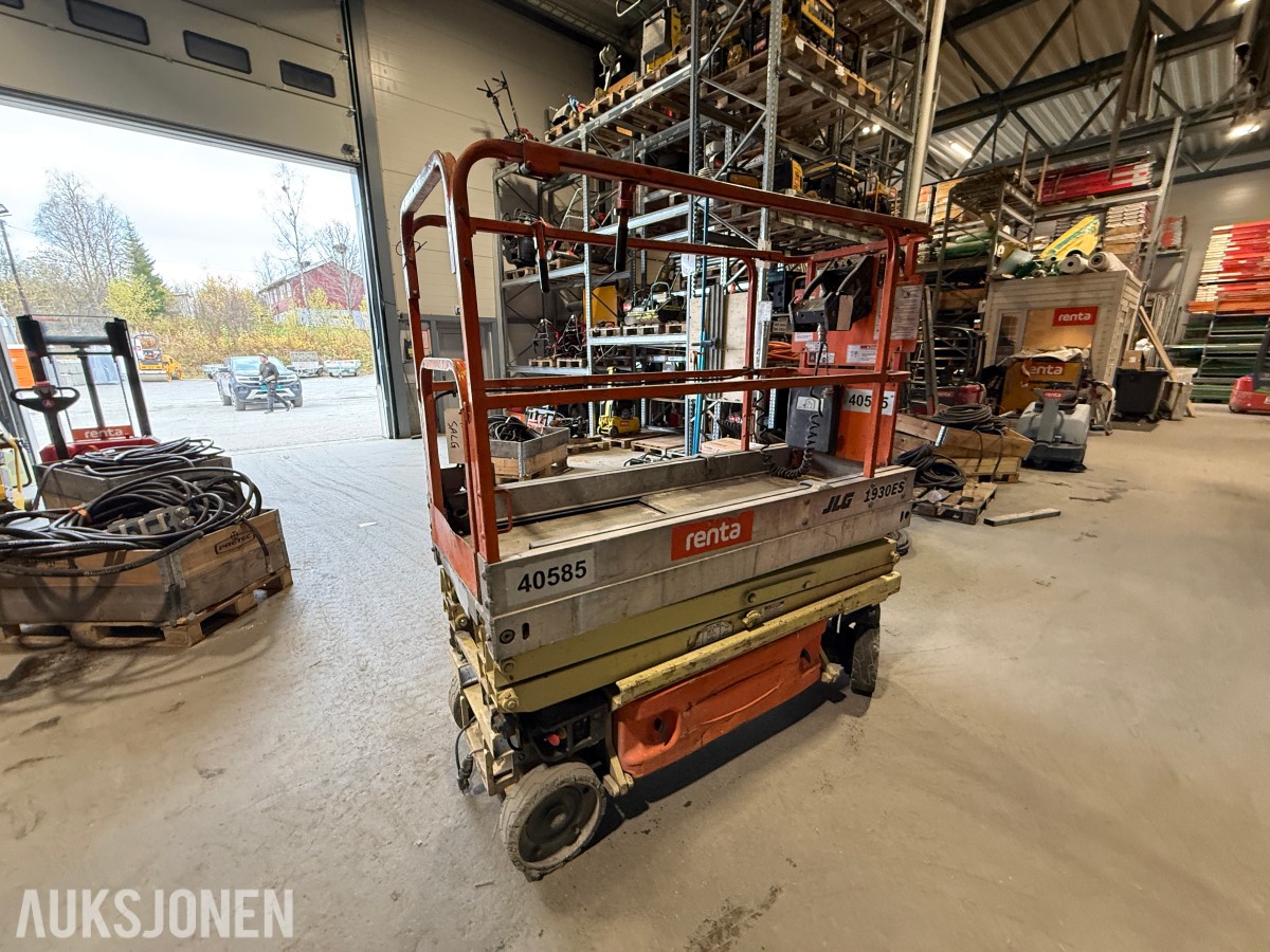 2011 JLG 1930ES sakseløft 7.72M