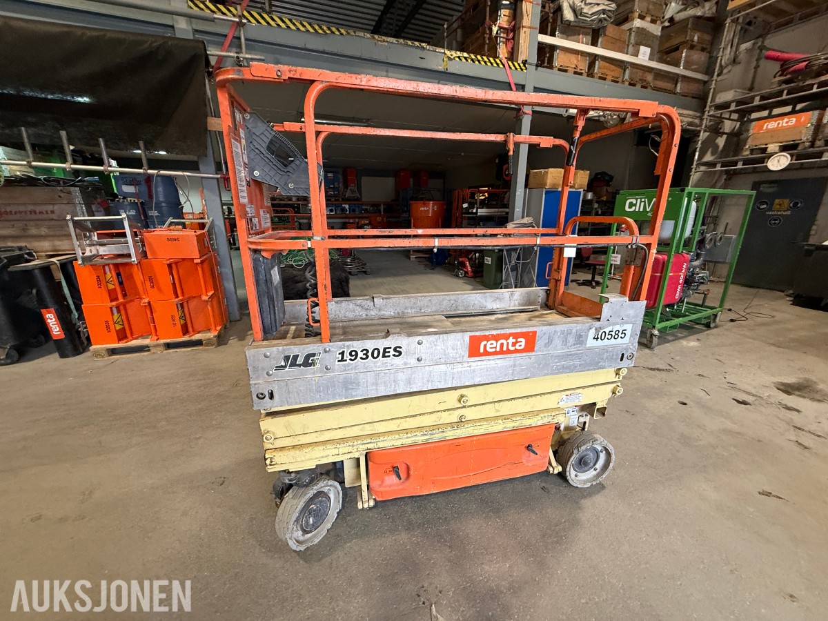 2011 JLG 1930ES sakseløft 7.72M