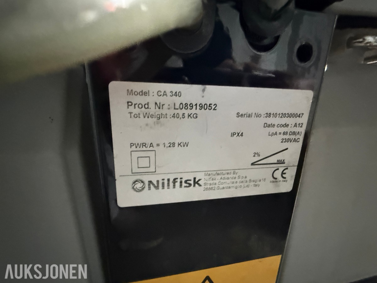 Nilfisk CA340 Gulvvaskemaskin