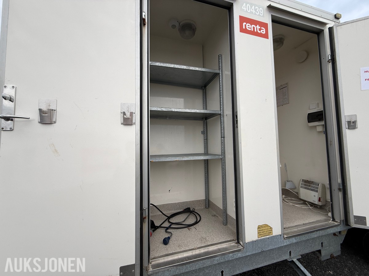 Eurowagon letthus 4.2M - 6 Pers - Forbrenningstoalett