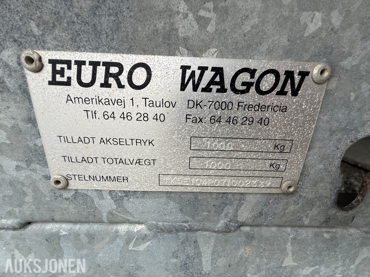 Eurowagon letthus 4.2M - 6 Pers - Forbrenningstoalett