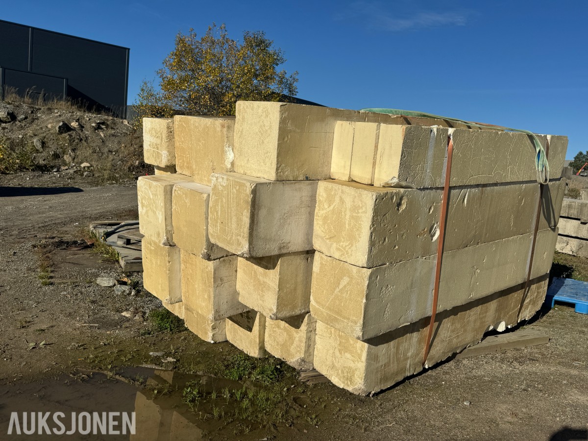 Betongelementer og isopor Forskjellige str