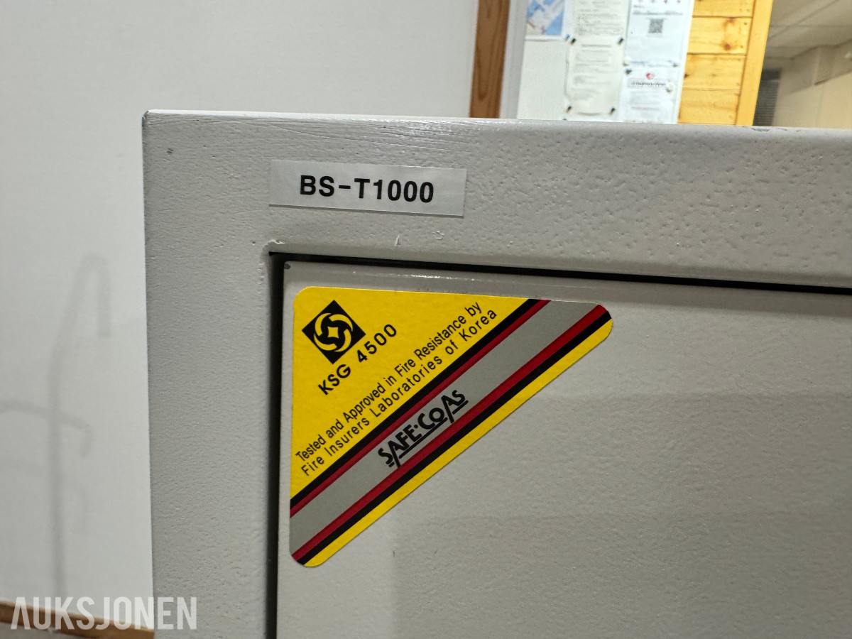 Safe brannsikker med kodelås. 