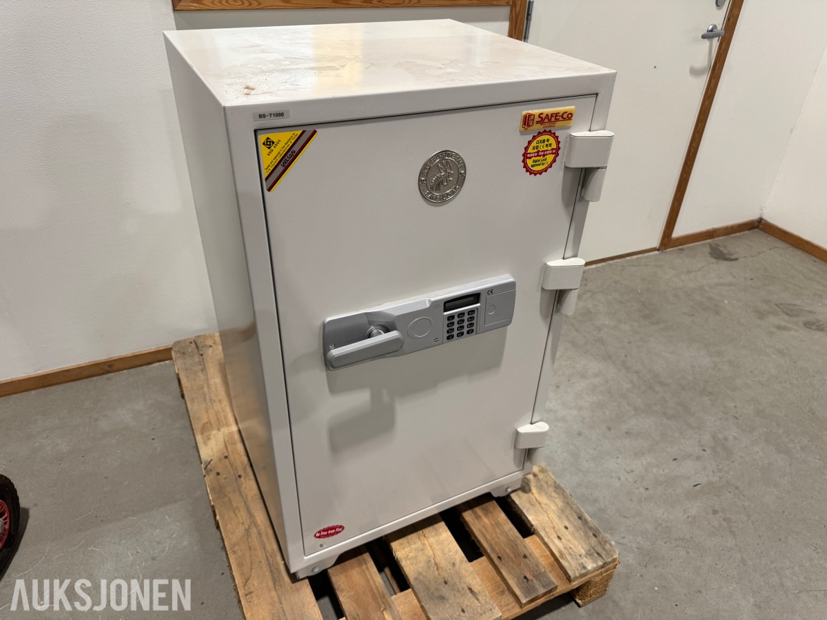 Safe brannsikker med kodelås. 