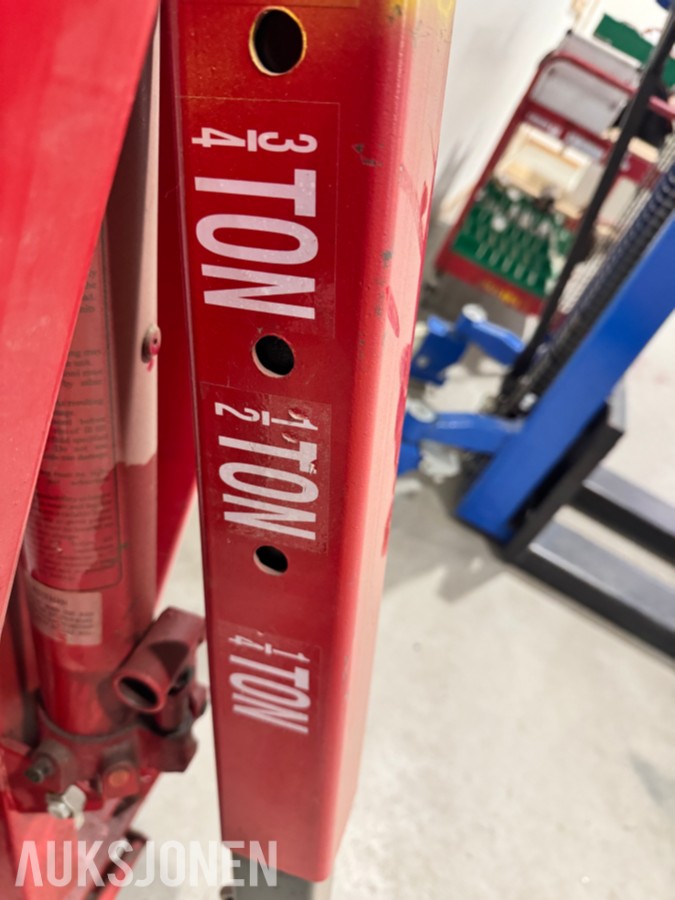 Elefant kran for verksted 1000 kg. Sammenleggbar