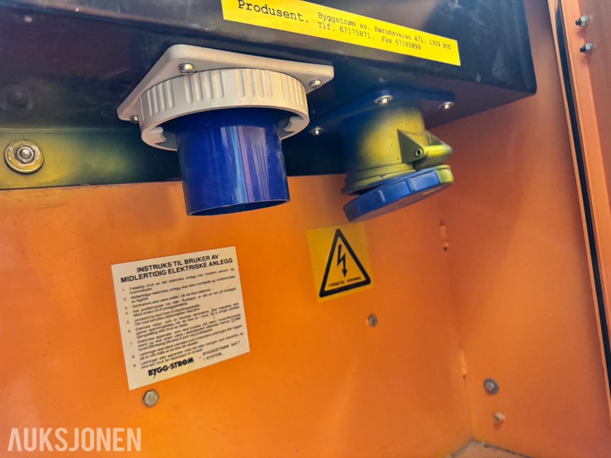 6 stk EL-sentraler byggestrøm skap 230 Volt