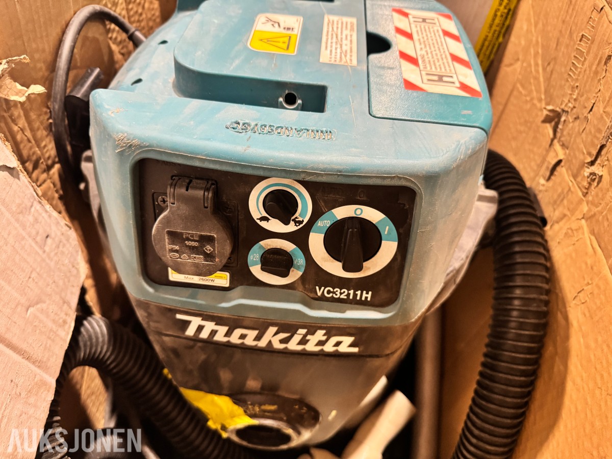 Makita VC3211H støvsuger for asbest