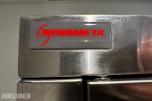 Novameta skap rustfritt stål 100x400x1980 mm med hyller
