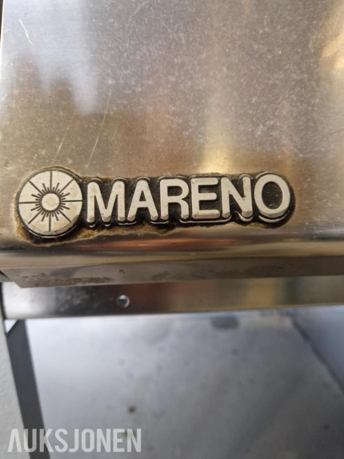 Profesjonell Mareno gasskomfyr (4 bluss + arbeidsbenk)