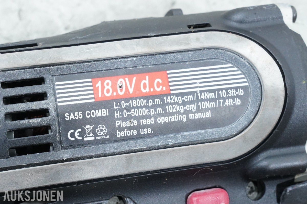 2 stk. NIKO SA55 COMBI, Hilti HDM 330