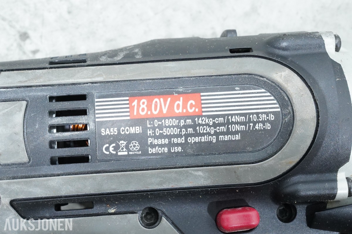 2 stk. NIKO SA55 COMBI, Hilti HDM 330
