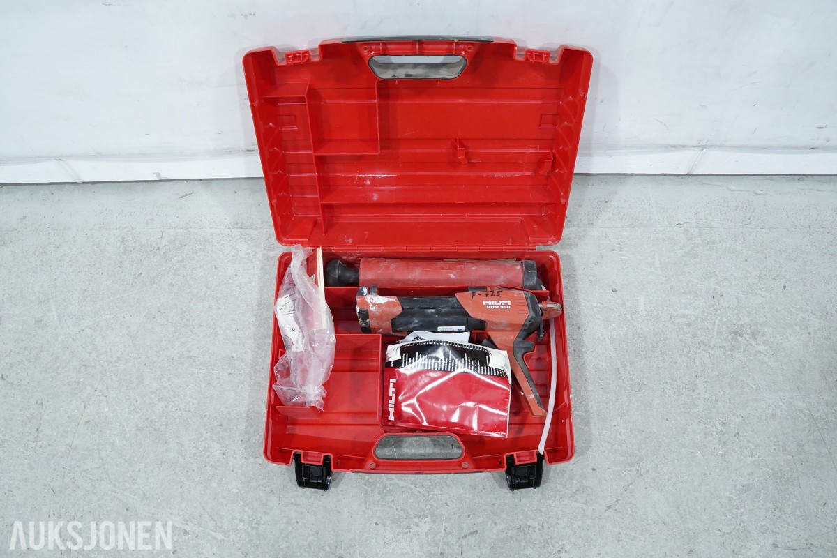 NIKO SA55 COMBI skruautomat og Hilti HDM 330 utpresseapparat