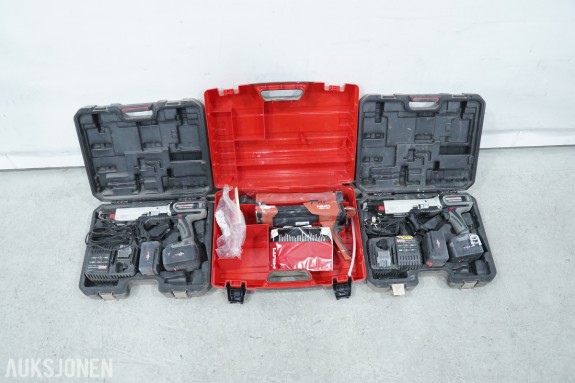 NIKO SA55 COMBI skruautomat og Hilti HDM 330 utpresseapparat