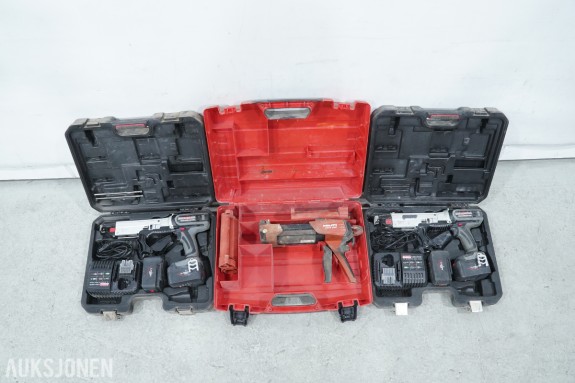 NIKO SA55 COMBI skruautomat og Hilti HDM 330 utpresseapparat