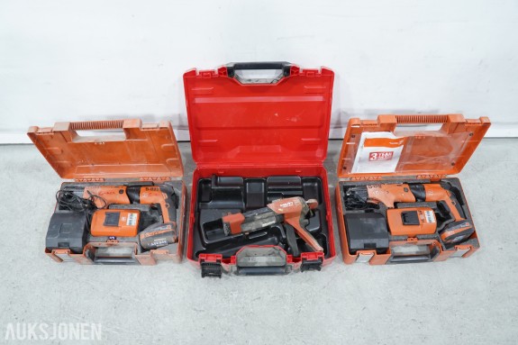 2 stk. Fein ASCS 6.3 skrutrekke - Hilti HDM 330 utpresseapparat