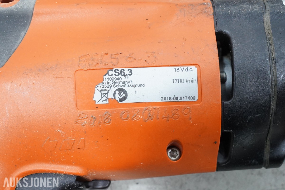 2 stk. Fein ASCS 6.3, Hilti HDM 330