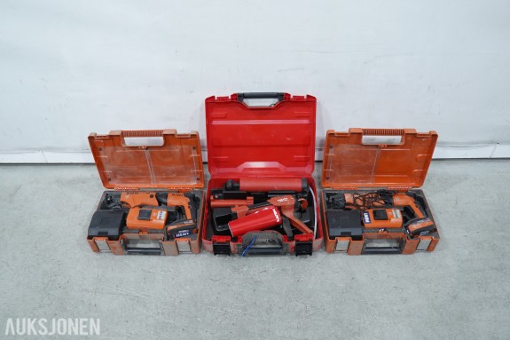 2 stk. Fein ASCS 6.3 skrutrekke - Hilti HDM 330 utpresseapparat