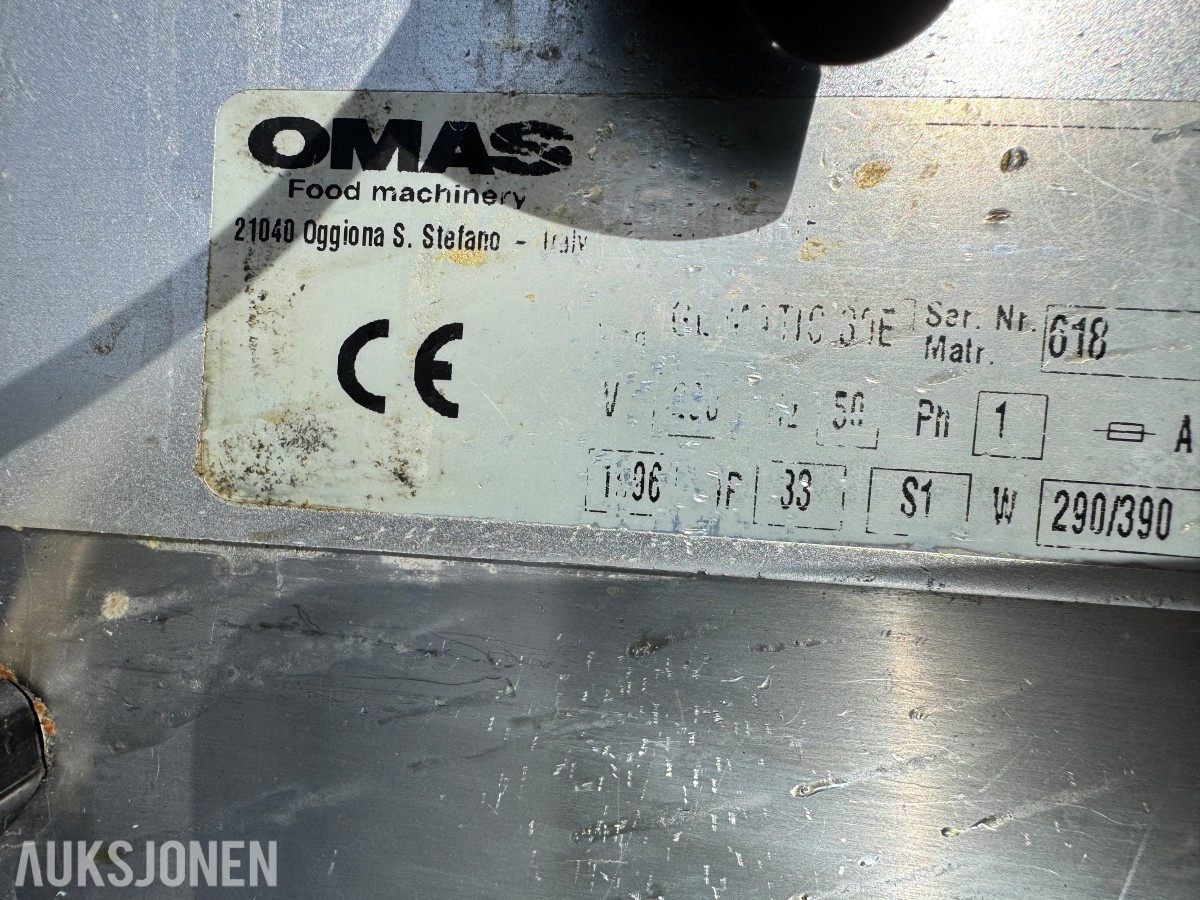 Omas Skjæremaskin 230 Volt 1 fas med digital innstilling