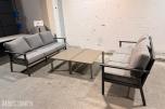 Brafab Samvaro sofa­gruppe med 2 Nardi Aria 100 bord