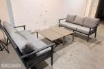 Brafab Samvaro sofa­gruppe med 2 Nardi Aria 100 bord