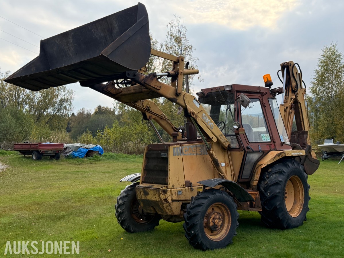 1985 Case 580G traktorgraver