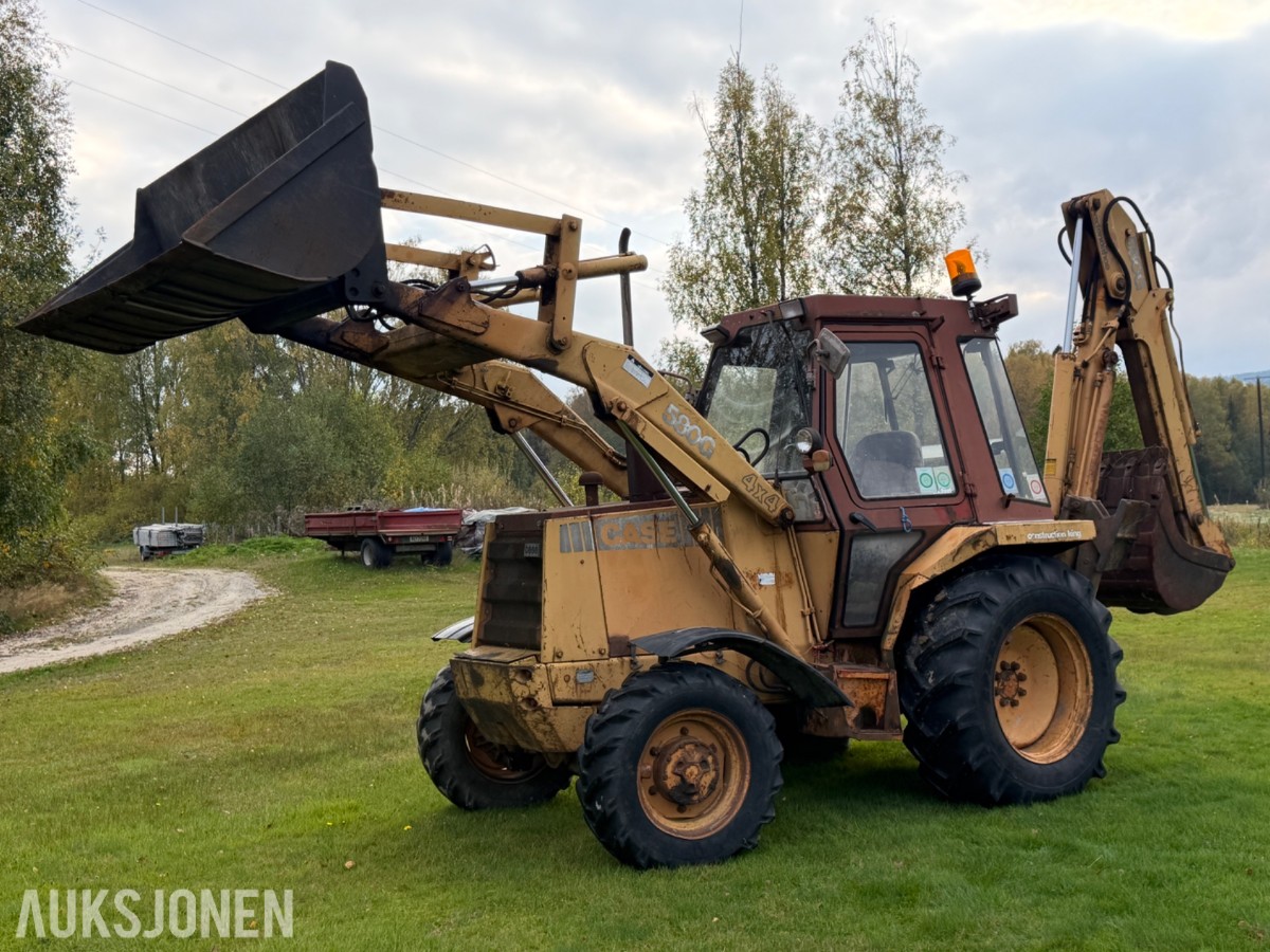 1985 Case 580G traktorgraver