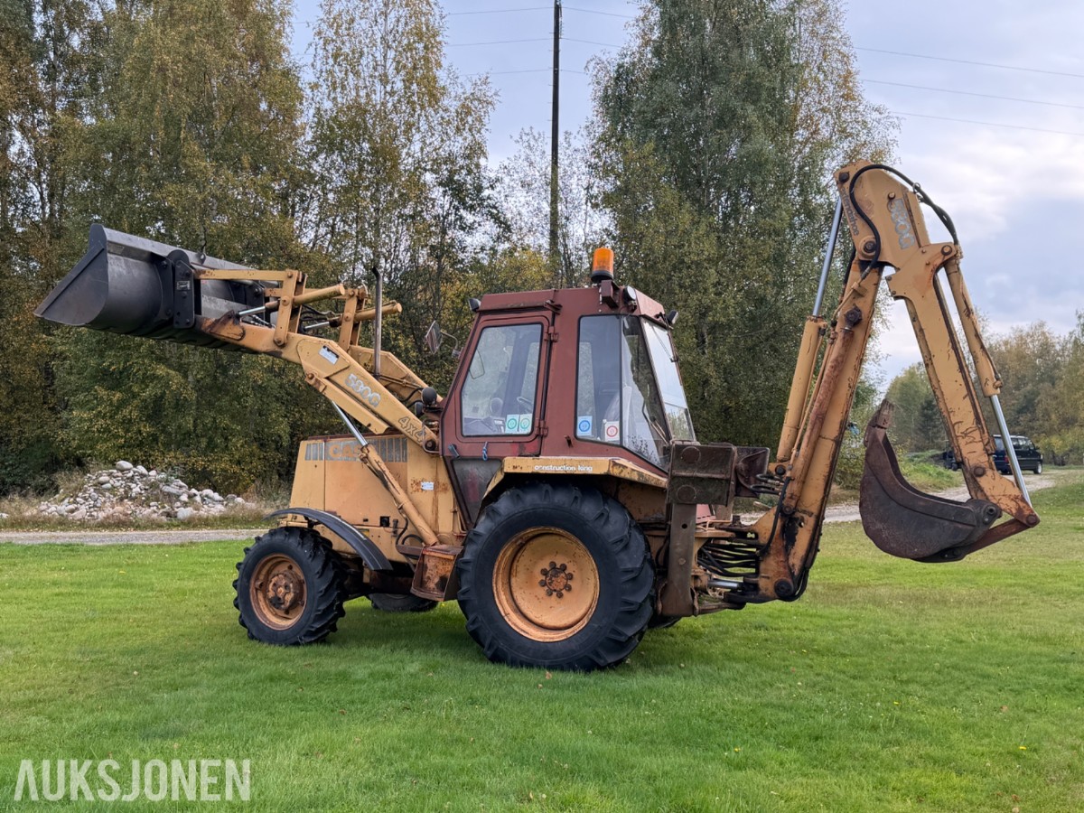 1985 Case 580G traktorgraver