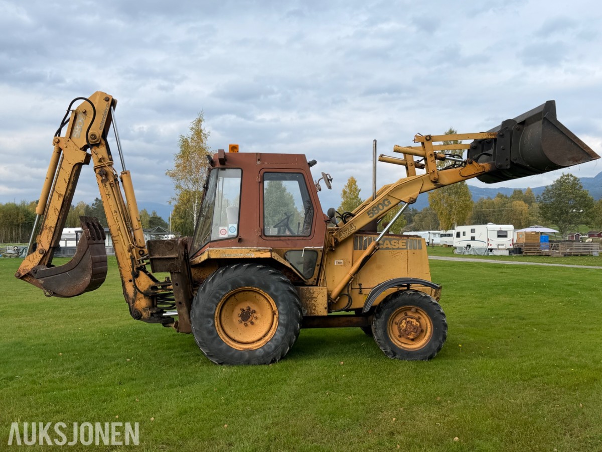 1985 Case 580G traktorgraver