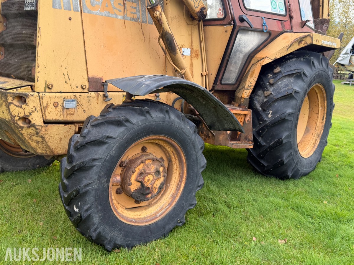 1985 Case 580G traktorgraver